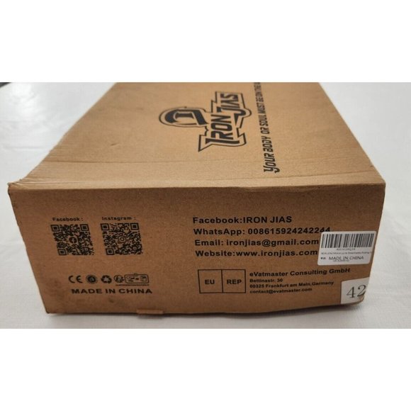 Iron Jias Retro Leather Motorcycle Boots XZ006 Brown Mens EU 42 US 8.5 - Picture 9 of 11